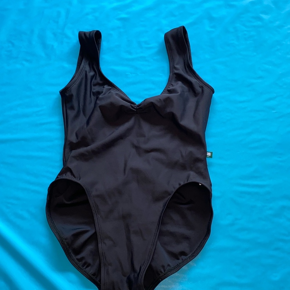 LuckyLeo Black Leotard